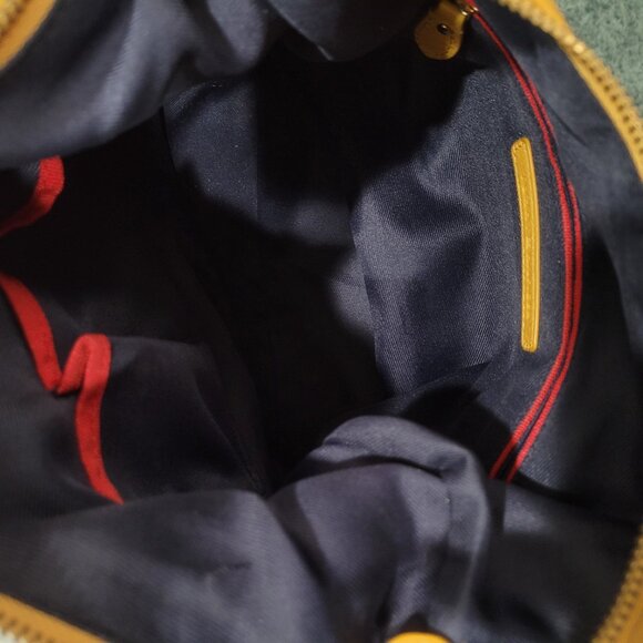 Tommy Hilfiger gold/yellow leather shoulder bag - Picture 5 of 9